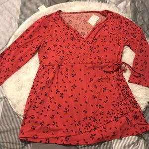 Motherhood Maternity Nursing Blouse